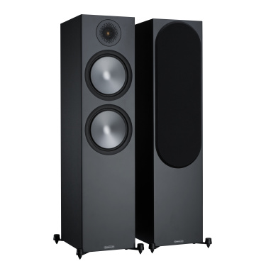De Radiobeurs Monitor Audio Bronze 500 zwart front ma_bronze_500_iso_pair_black