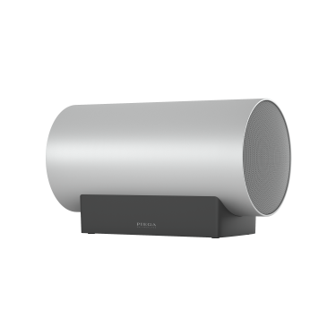 De Radiobeurs Piega Sub Medium Wireless RX aluminium front piega_sub-medium_silver_2-cover-1