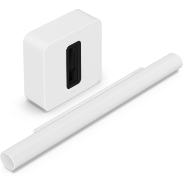 De Radiobeurs Louter - Sonos Arc Ultra met Sonos Sub Gen4. set wit