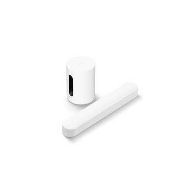 De Radiobeurs Louter - Sonos Beam met Sonos Sub Mini voordeelbundel wit