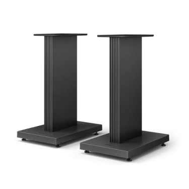 De Radiobeurs Kef S3 Floor Stand zwart front stand_zwart