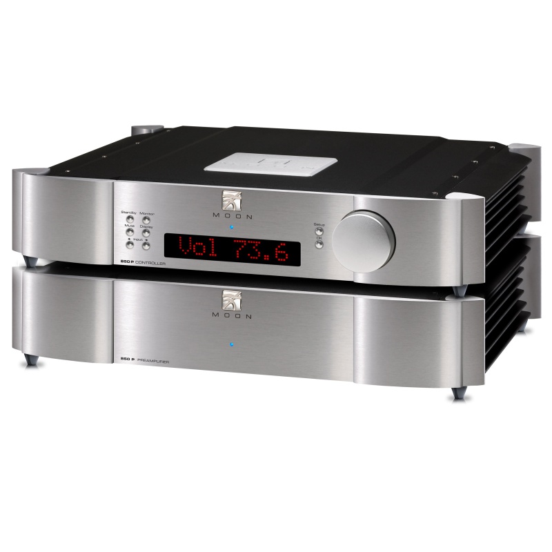 De Radiobeurs MOON 850P front zilver