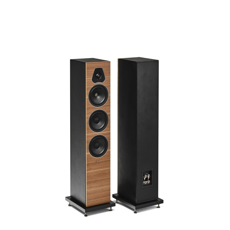 De Radiobeurs Sonus faber Lumina III walnoot 