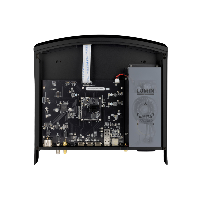 De Radiobeurs Lumin U2 zwart inside