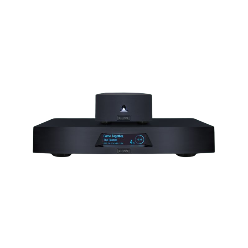 De Radiobeurs Lumin X1 zwart front+ PSU