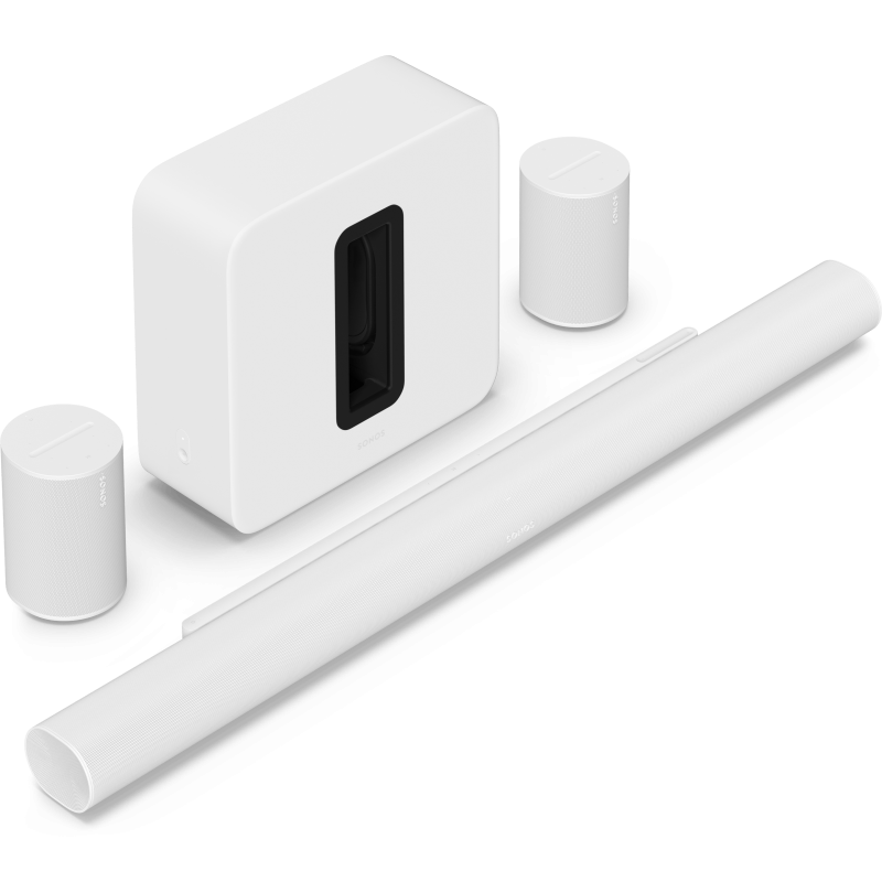 De Radiobeurs Louter - Sonos Arc Ultra premium thuisbioscoop set wit