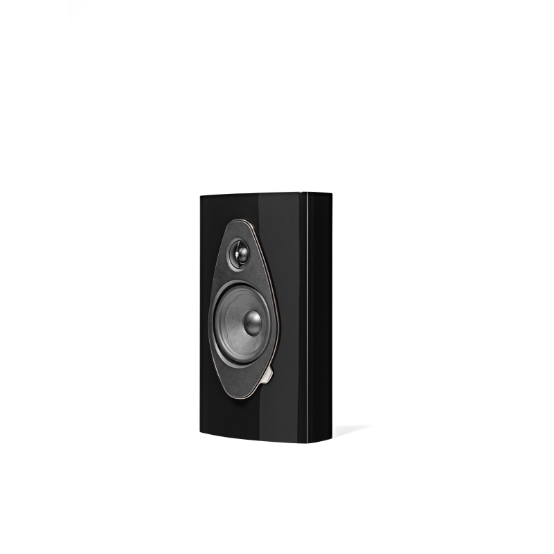 De Radiobeurs Sonus Faber Sonetto on wall G2 zwart