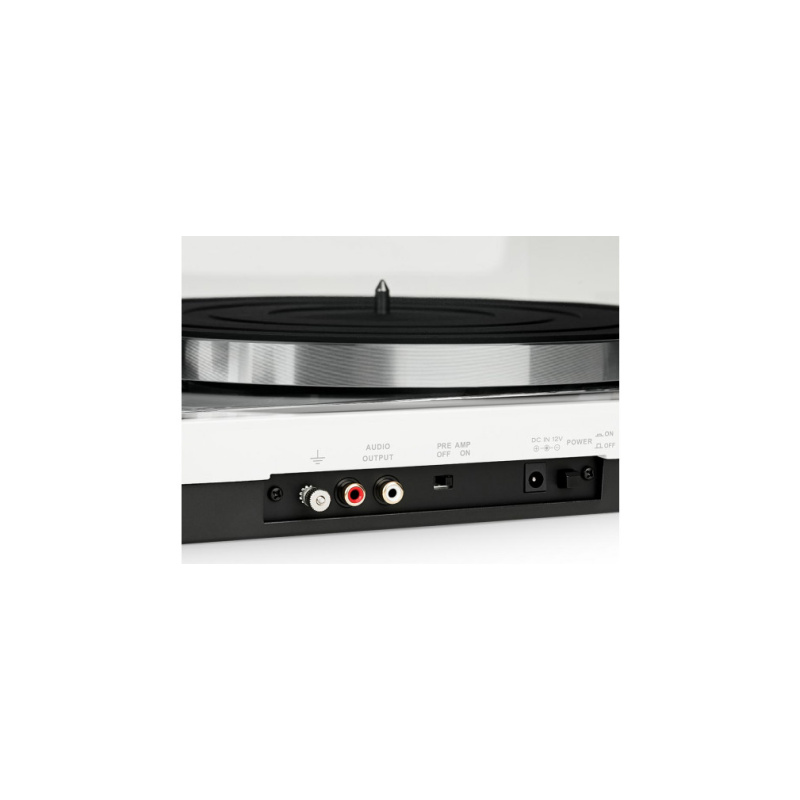 De Radiobeurs - Thorens TD-201 (wit) detail